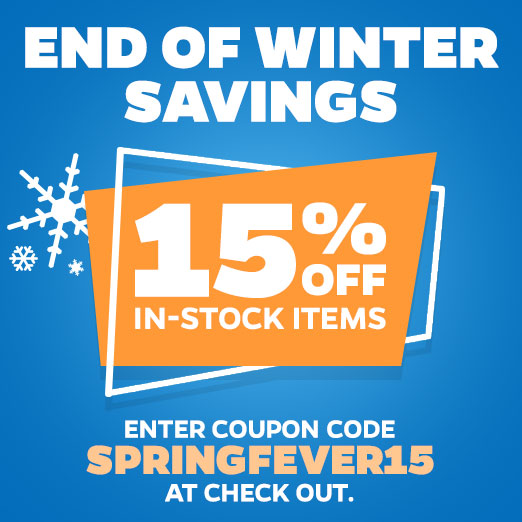 15% Off In-Stock Items 