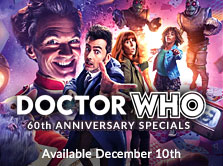 Doctor Who: 60th Anniversary Specials Available December 10