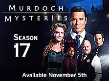 Murdoch Mysteries: Season 17 Available November 5