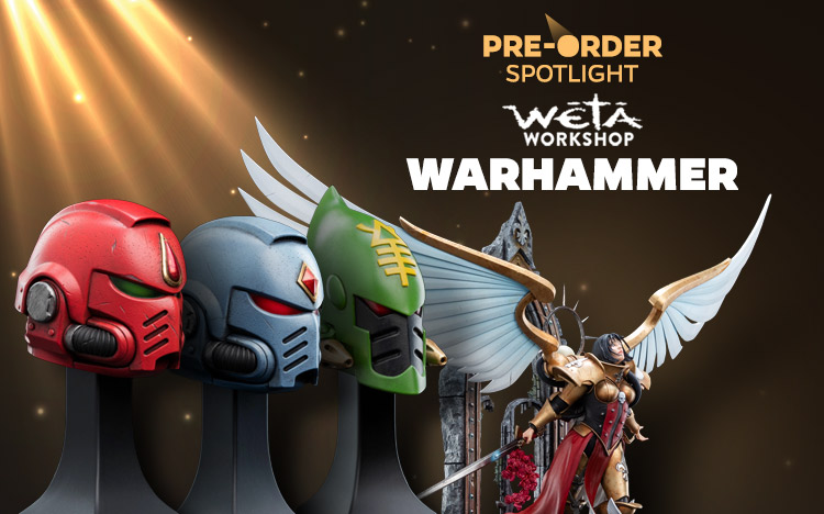 WETA Workshop Warhammer helmets