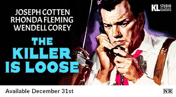 The Killer Is Loose on Blu-ray Available December 31