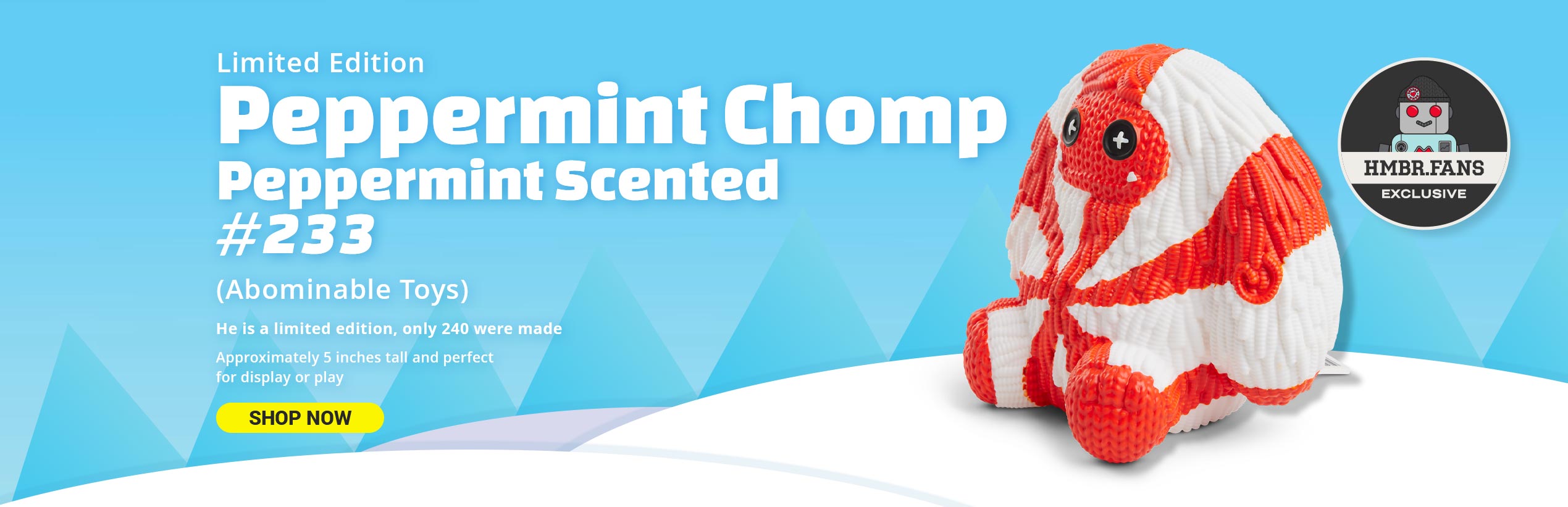 Chomp Peppermint Swirl and Scented