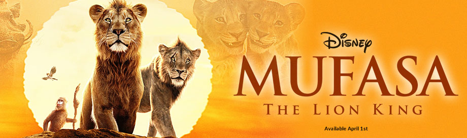 Mufasa: The Lion King Available April 1