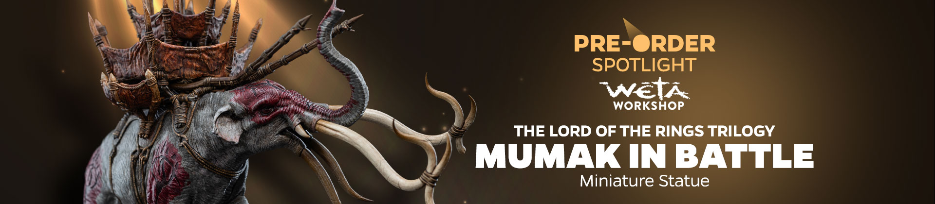 Pre-order spotlight on WETA WORKSHOP 