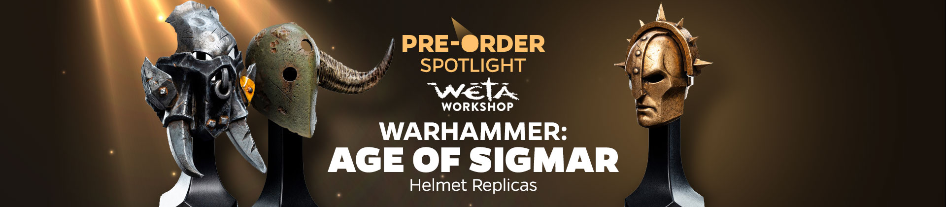 Weta Workshop Warhammer Helms