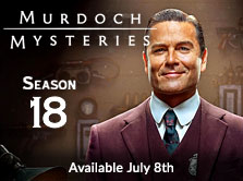Murdoch Mysteries: Season 18 Available July 8