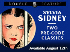 Sylvia Sidney Pre-Code Double Feature Available August 12