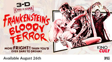 Frankenstein's Bloody Terror on Blu-ray 3-D Available August 26