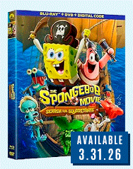 The SpongeBob Movie: Search for SquarePants on Blu-ray