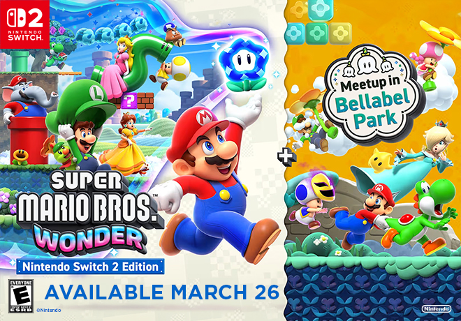 Super Mario Bros. Wonder Nintendo Switch 2 Edition + Meetup in Bellabel