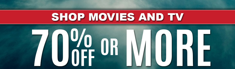 70% or more  Movies Sale 