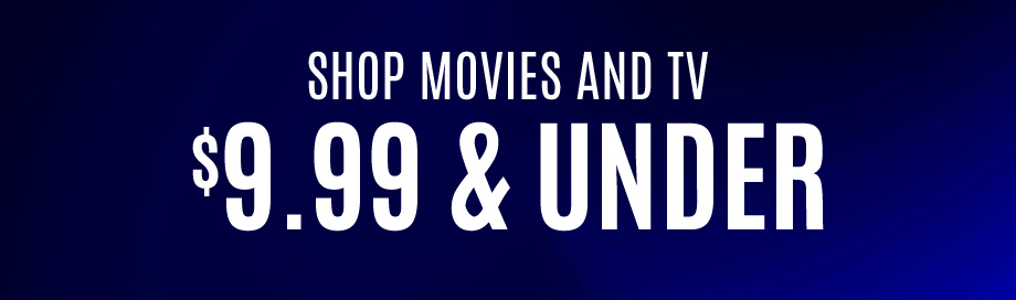 $9.99 and Under Movies Sale