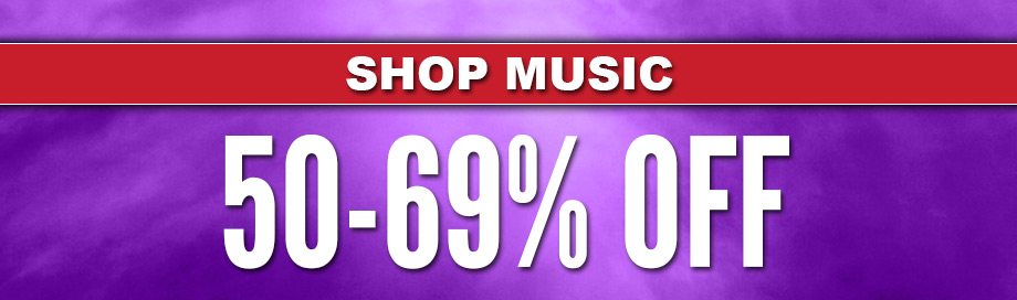 50%-69% off Music Sale