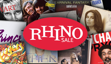 Over 1,000 Rhino Records Titles On Sale!
