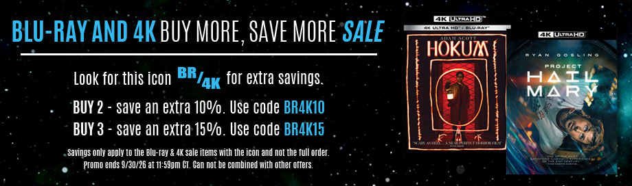 Blu-ray and 4K Buy More Save More Sale