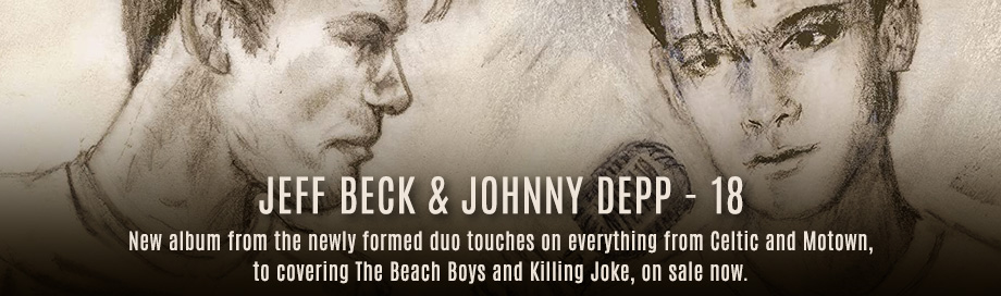 Jeff Beck & Johnny Depp on sale