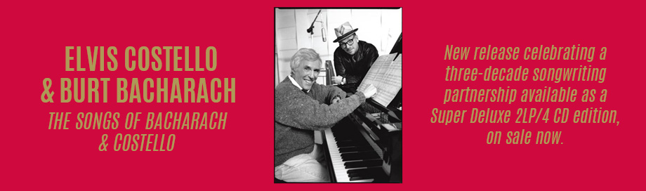 Elvis Costello and Burt Bacharach on sale