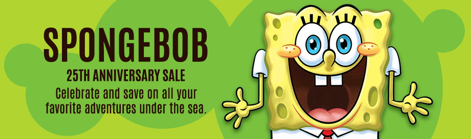 Spongebob 25th Anniversary Sale