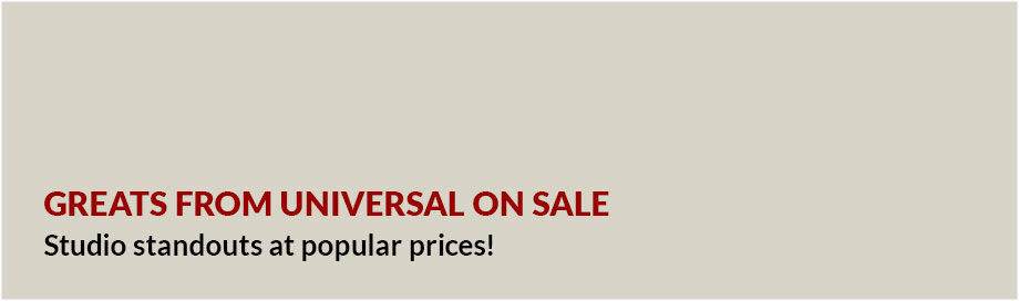 Greats from Universal on Sale