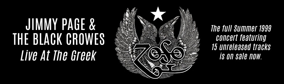 Jimmy Page and The Black Crowes sale