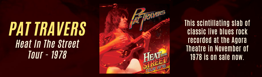 Pat Travers on sale 