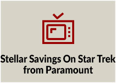Stellar Savings on Star Trek from Paramount