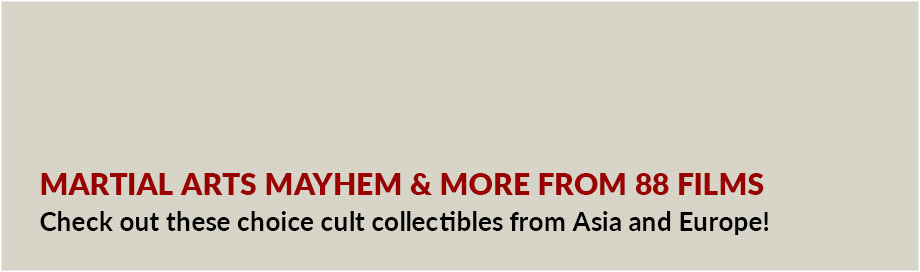 Martial Arts Mayhem and More from 88 Films