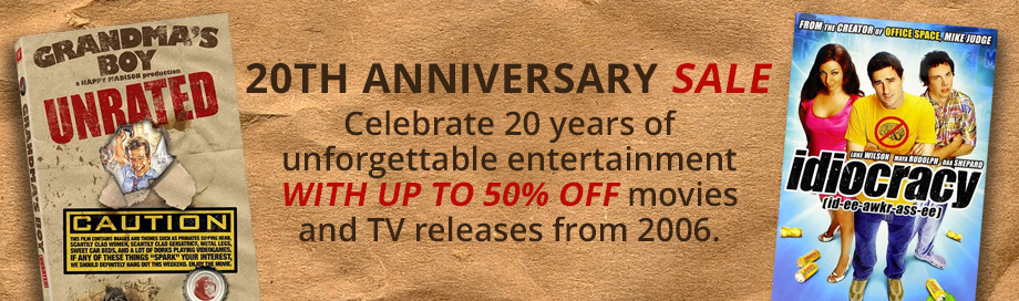 20th Anniversary Film Sale